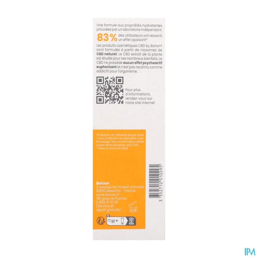 packshot van Cbd Gel Creme Verzachtend & Kalmerend 120g Boiron