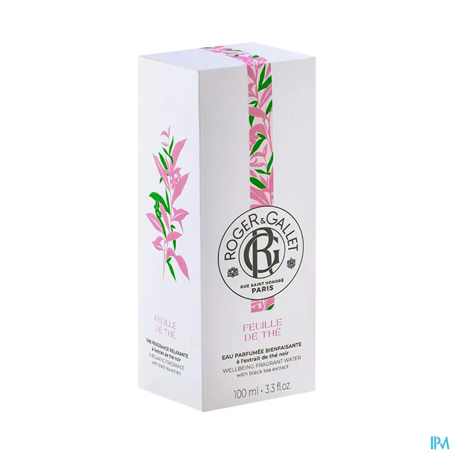 packshot van Roger & gallet Feuille The Eau Parfumee 100 ml