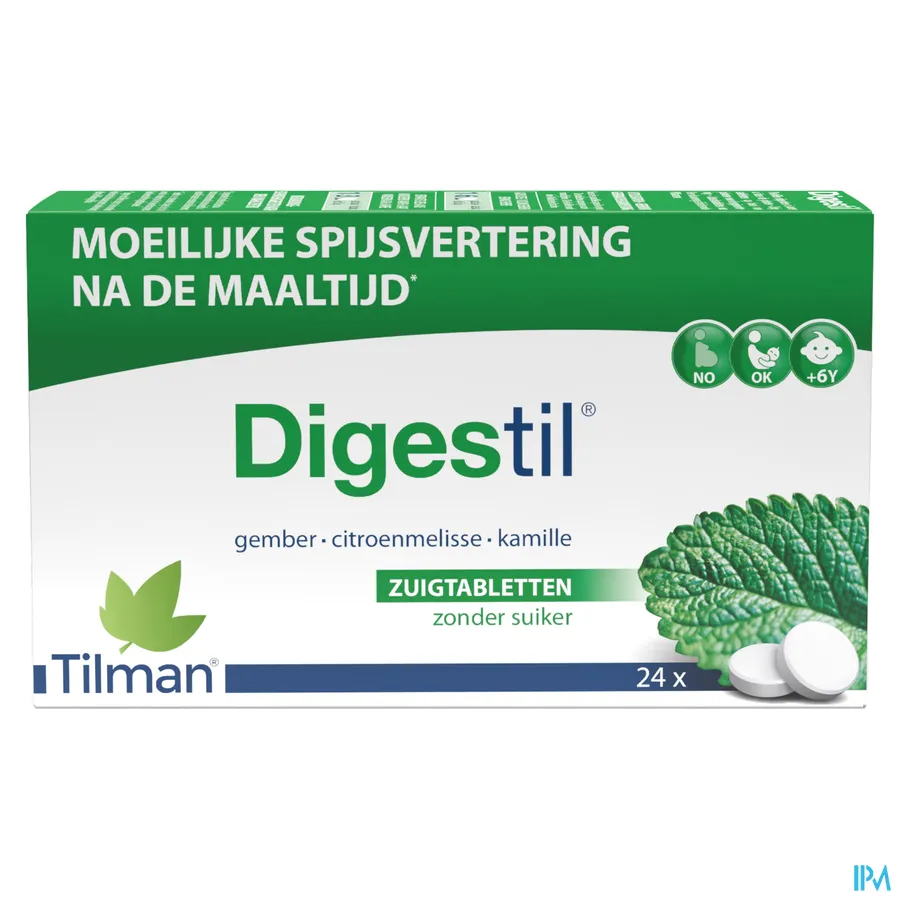 packshot van Digestil 24 tabletten