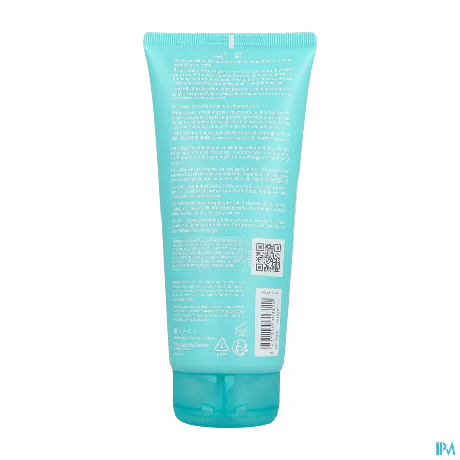 packshot van Bioderma Photoderm Gel Creme After Sun 200ml