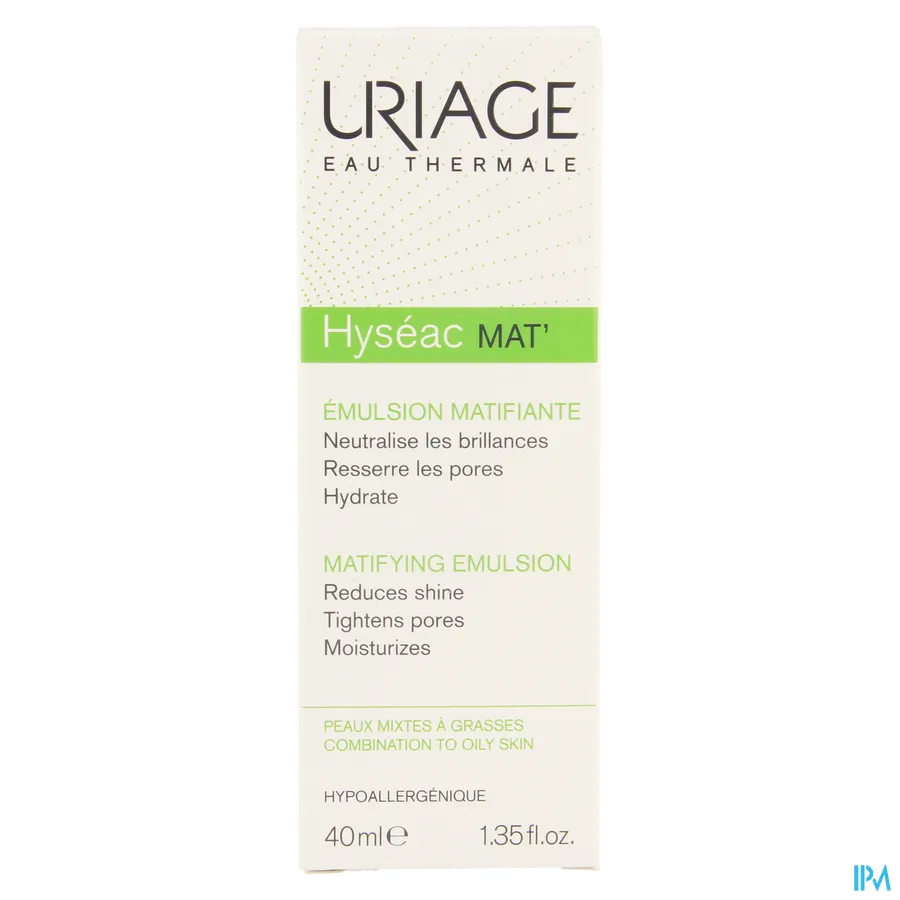 packshot van Uriage Hyséac Mat' 40 ml