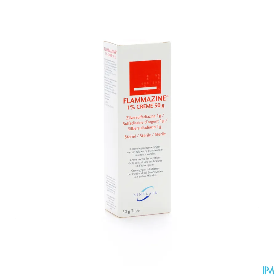 packshot van Flammazine Crème 50g