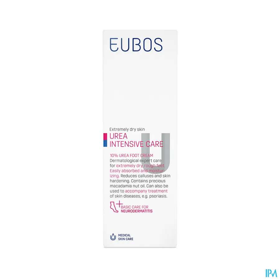 packshot van Eubos Voetcrème 10% Urea