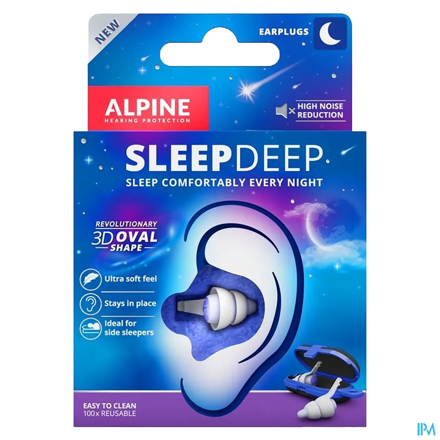 packshot van Alpine SleepDeep Oordoppen M/L 1 paar