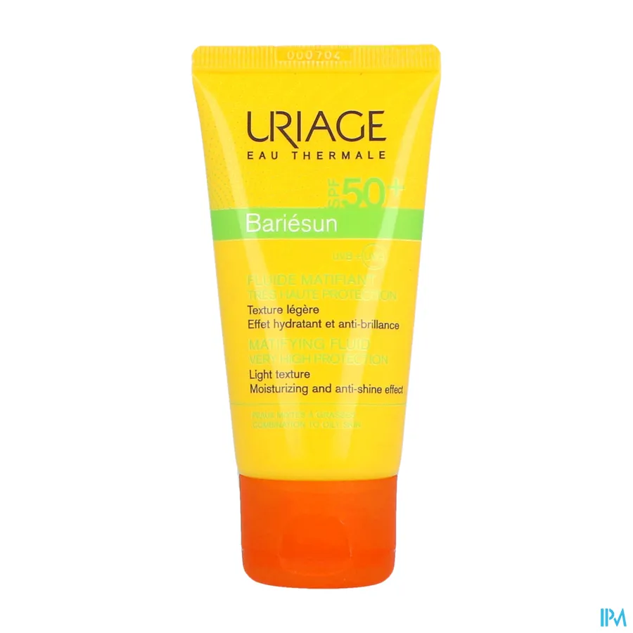 productshot van Uriage Bariésun Mat Fluide SPF50+ 50 ml