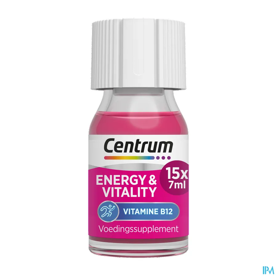 productshot van Centrum Energy & Vitality Vitamine B12 15 x 7 ml