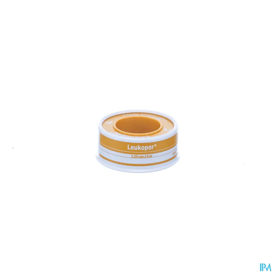 packshot van Leukopor Kleefpleister 1,25 cm x 5 m 1 stuk