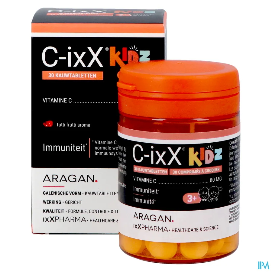 productshot van C-ixX Kidz met Vitamine C 30 Kauwtabletten