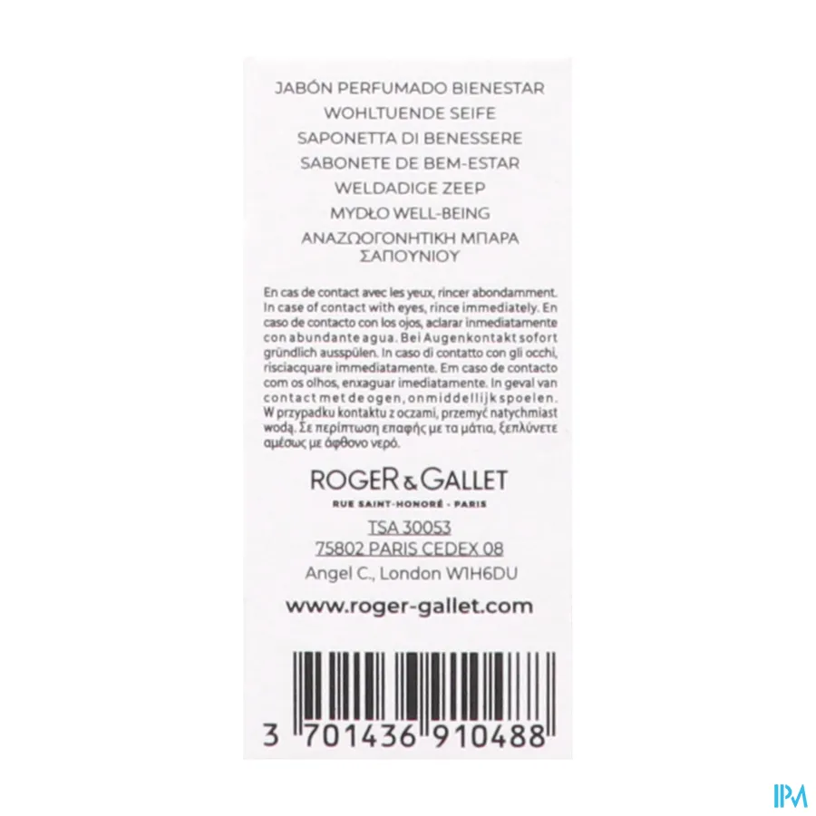 packshot van Roger & gallet Cedrat Zeep 100 g