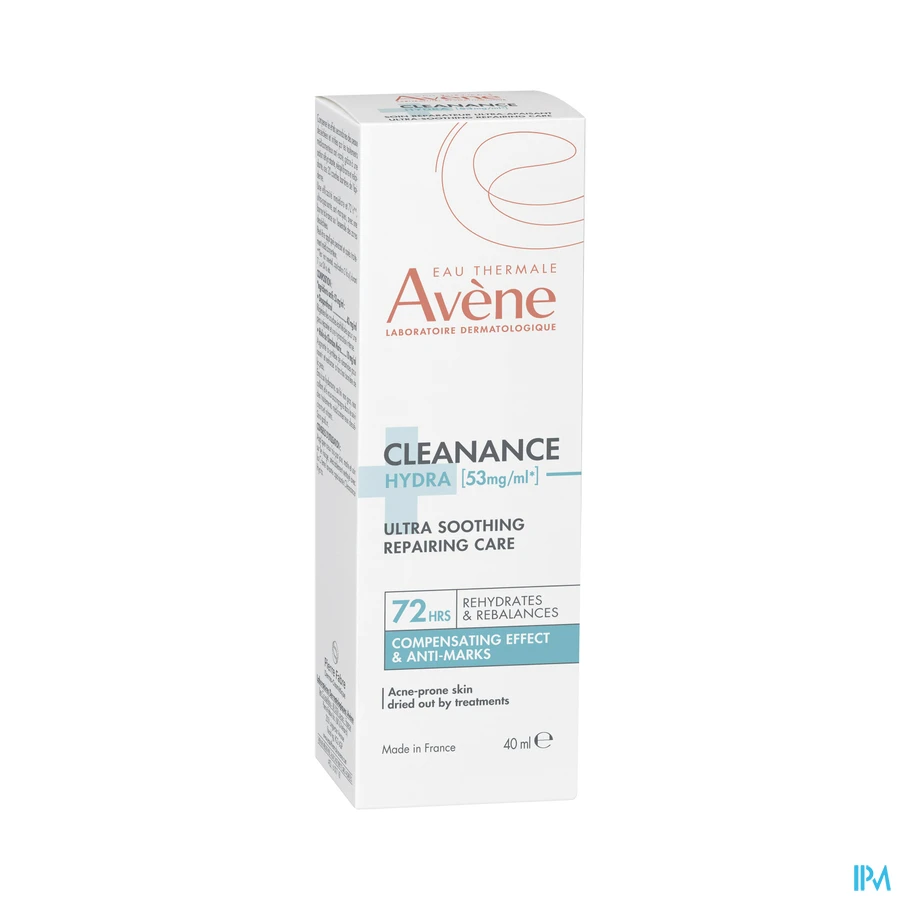packshot van Avène Cleanance Hydra Kalmerende Crème 40 ml