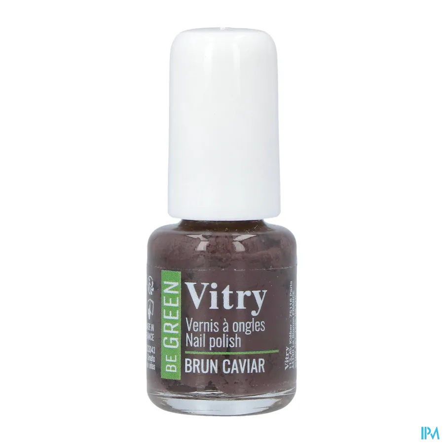 packshot van Vitry Vao Be Green Nagellak Brun Caviar 6 ml
