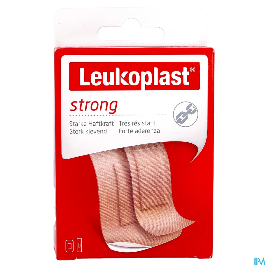 packshot van Leukoplast Strong Assortiment 2 Maten 20 stuks