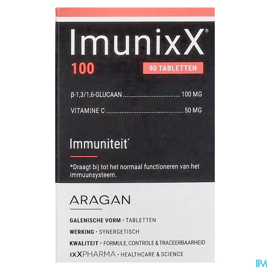packshot van ImunixX 100 90 Tabletten