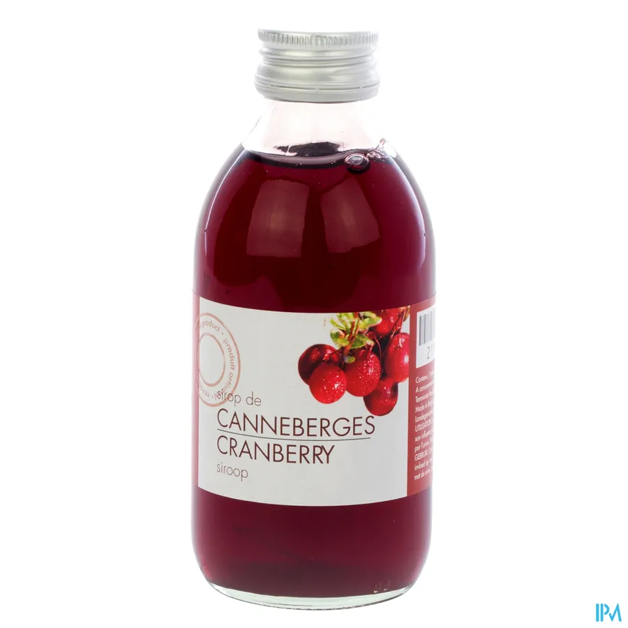 packshot van Cranberry Siroop