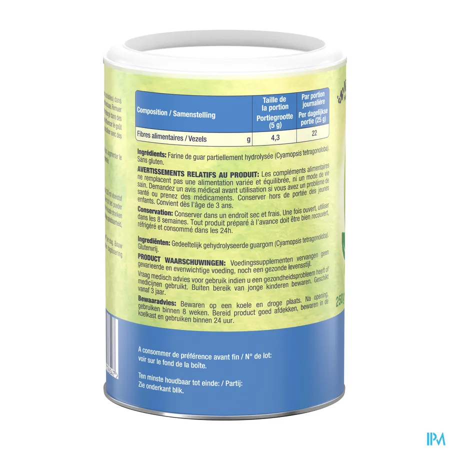 packshot van Nestlé Optifibre Poeder 250 g