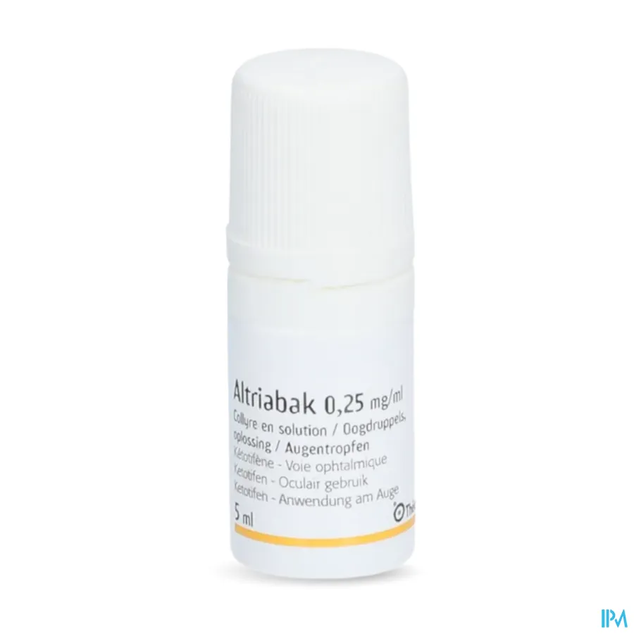 productshot van Altriabak 0,25mg/ml Oogdruppels 5ml
