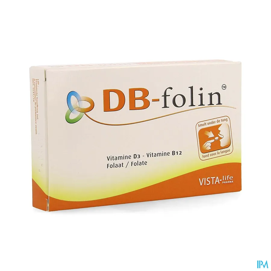 packshot van DB-folin 60 smelttabletten