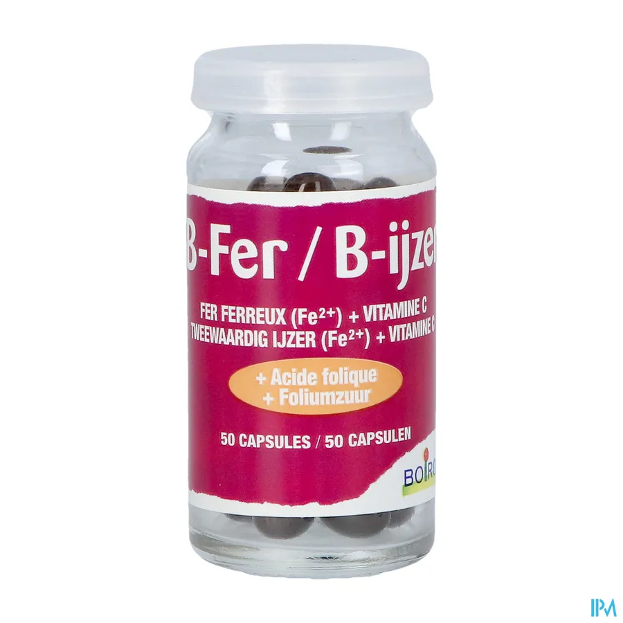 productshot van B-ijzer 50 capsules