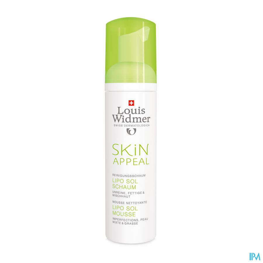 Louis Widmer Skin Appeal Lipo Sol Mousse zonder parfum 150ml