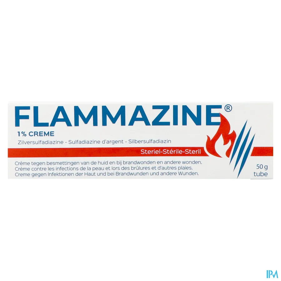 packshot van Flammazine Creme 1% 50g