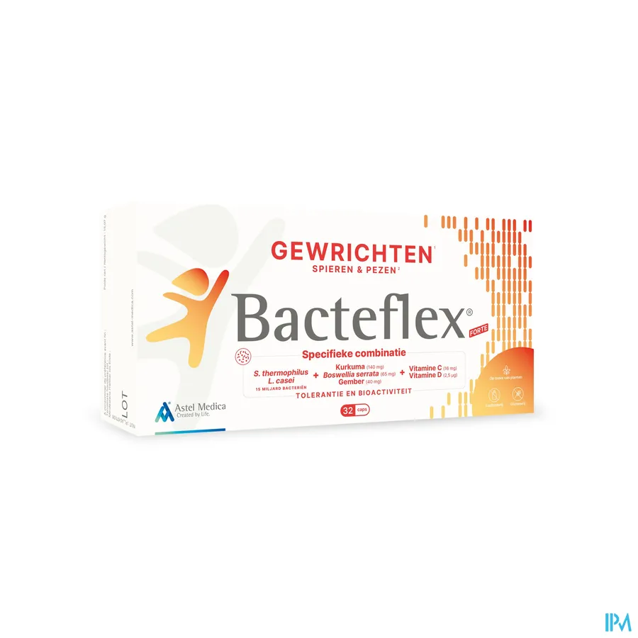 packshot van Bacteflex Forte Caps 32