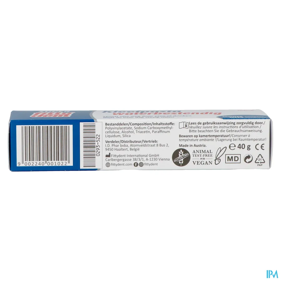 packshot van Fittydent Kleefcrème extra sterk