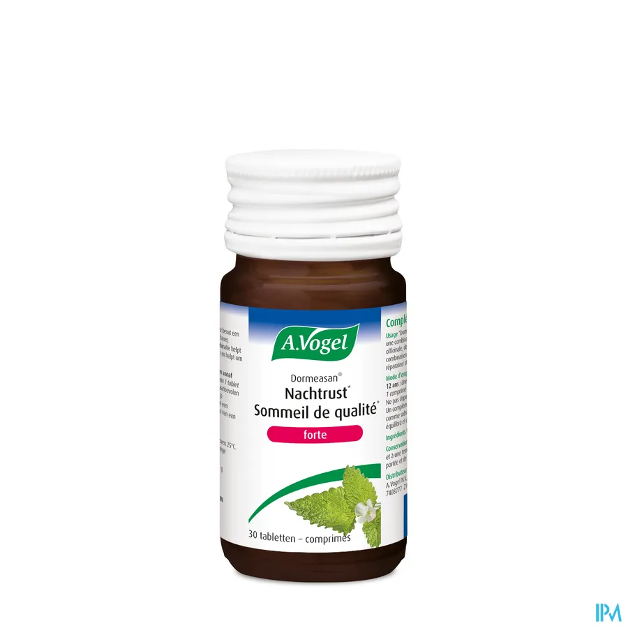 packshot van A. Vogel Dormeasan Forte voor Nachtrust 30 Tabletten