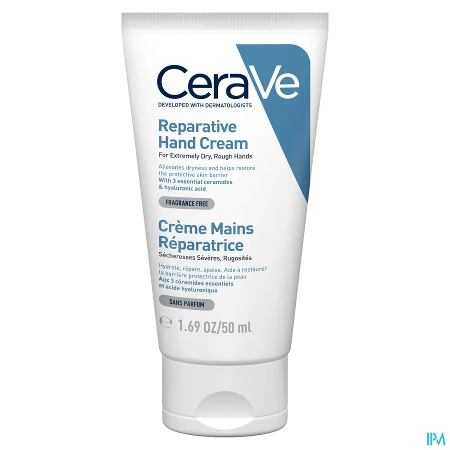 packshot van CeraVe Herstellende Handcrème 50 ml