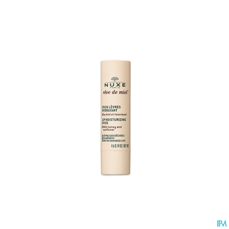 packshot van Nuxe Rêve de Miel Hydraterende Lipstick 4 g