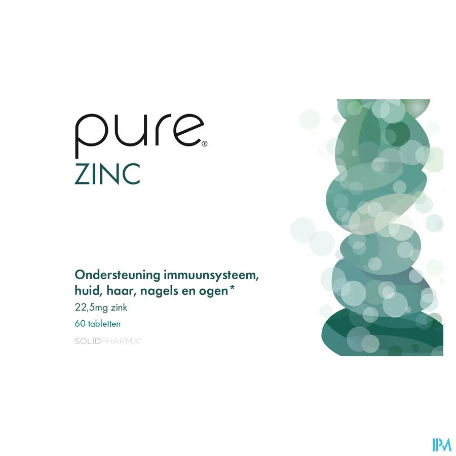packshot van Pure Zinc 60 Tabletten