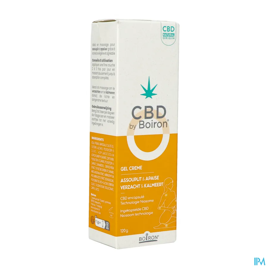 packshot van Cbd Gel Creme Verzachtend & Kalmerend 120g Boiron