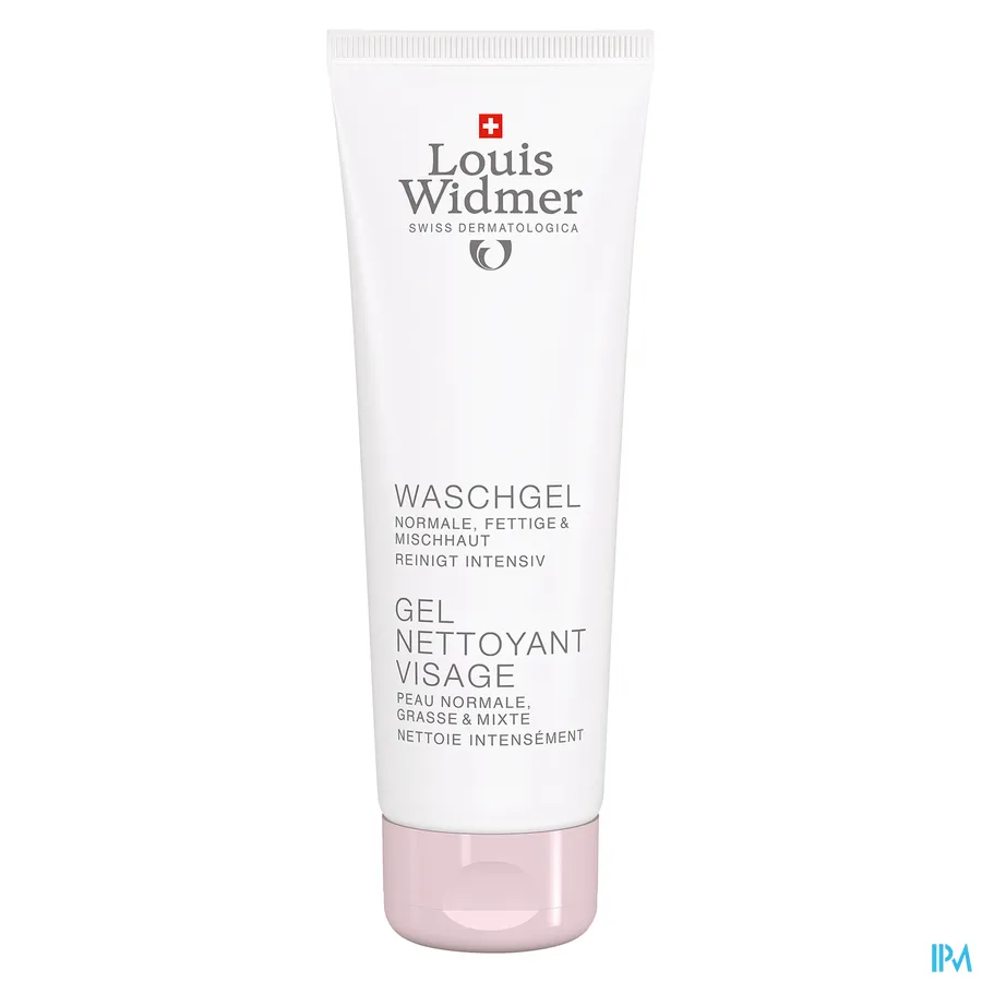 productshot van Louis Widmer Washgel Gezicht parfum 125ml