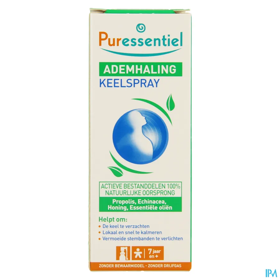 packshot van Puressentiel Ademhaling Keelspray 15 ml