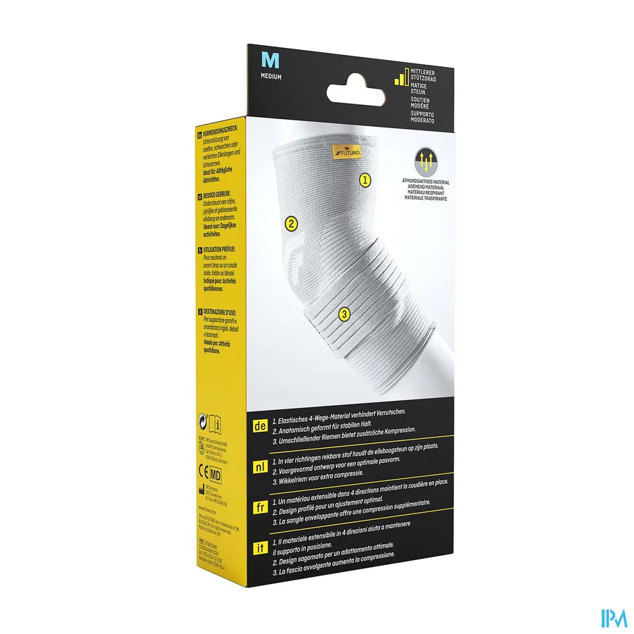 packshot van Futuro Epicondylitische Elleboogbandage Medium (Matig Stabiliserend)