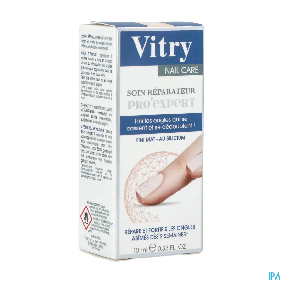 packshot van Vitry Pro'Expert Nagelverzorging Gevoelige Nagels Mat 10 ml