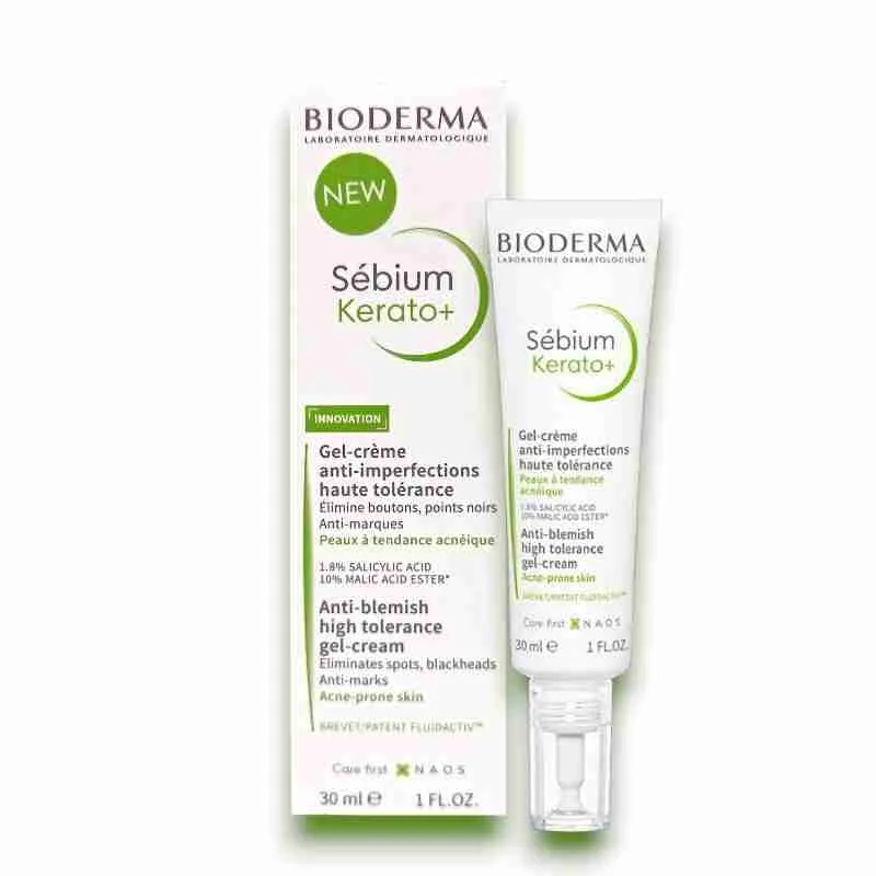Bioderma Sébium Kerato+ Gel-Crème + Schuimende Gel 30 ml + 45 ml PROMO