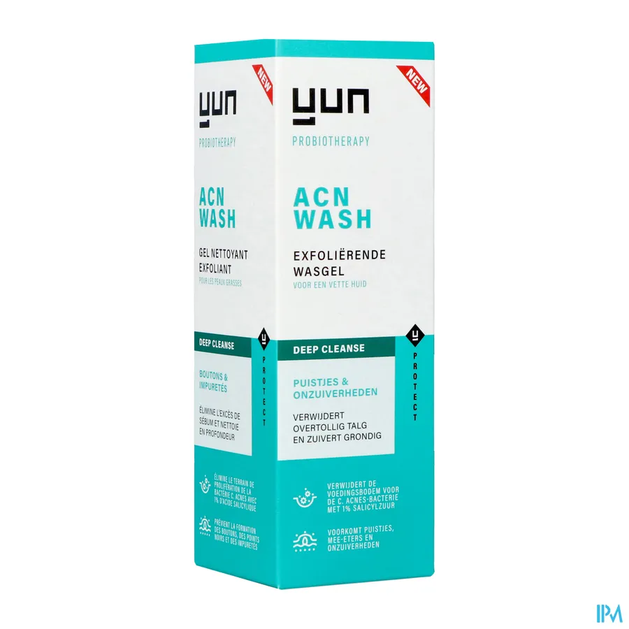packshot van Yun Acn Deep Exfoliating Gezichtswasgel 150 ml