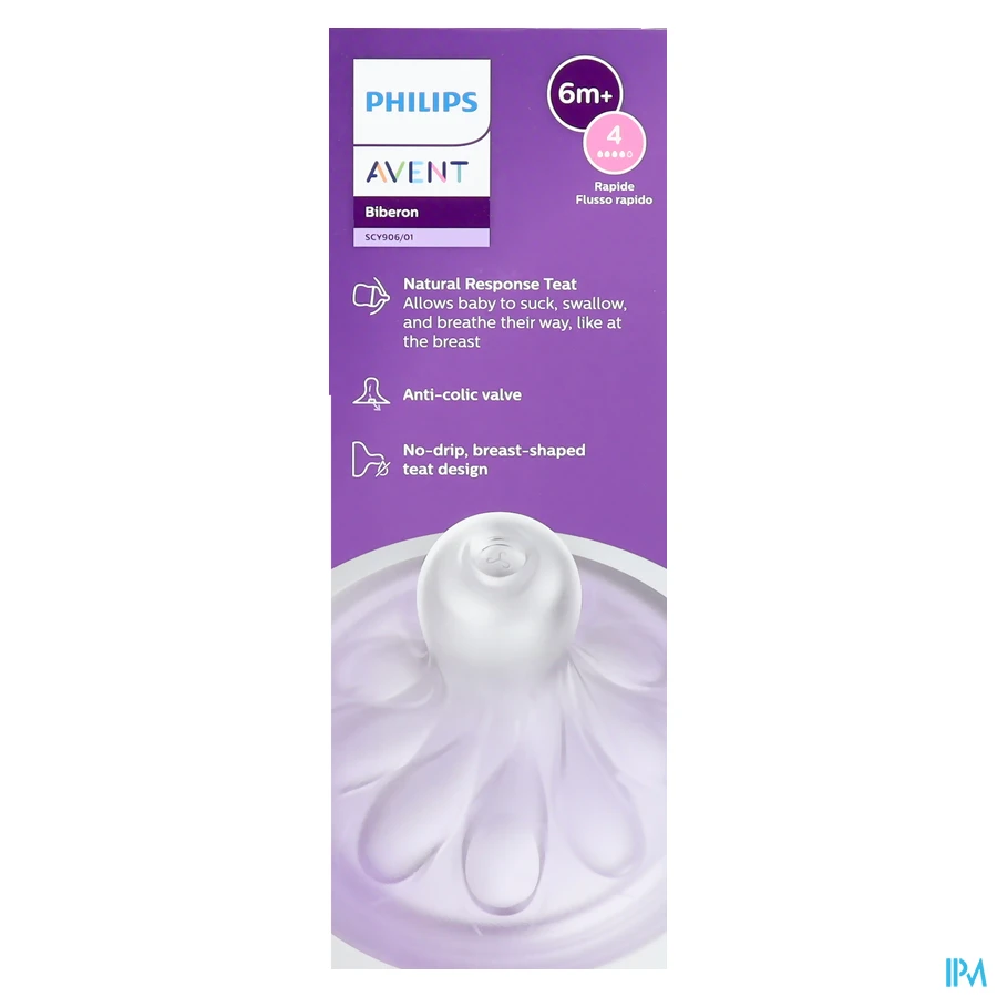 packshot van Philips Avent Natural 3.0 Zuigfles 330 ml 1stuk