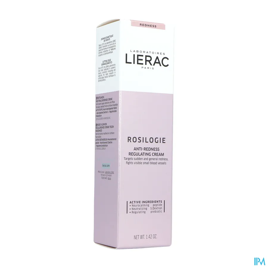 packshot van Lierac Rosilogie Neutraliserende Corrigerende Crème tegen Rode Vlekken 40 ml
