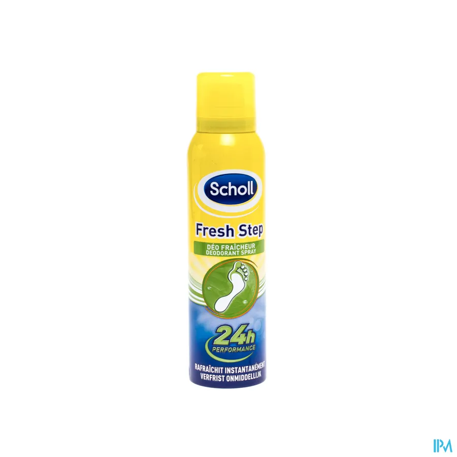 packshot van Scholl Fresh Step Deodorant Spray 24 uur Performance 150 ml