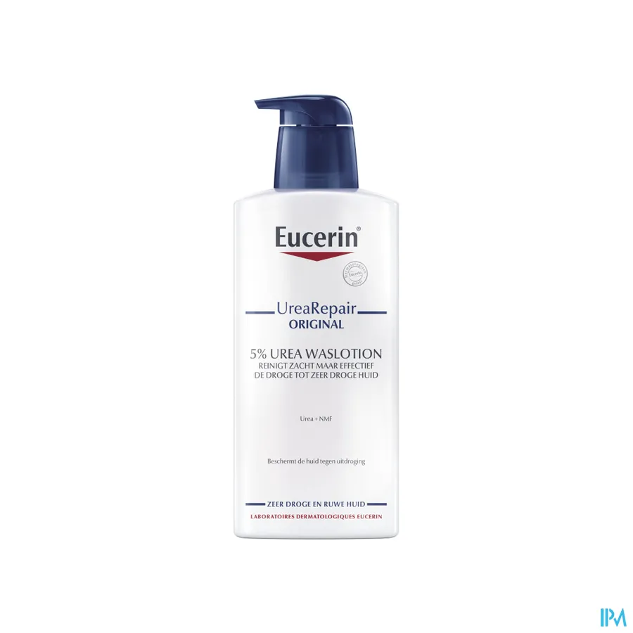 packshot van Eucerin Urea Repair Plus Waslotion 5% Urea 400 ml