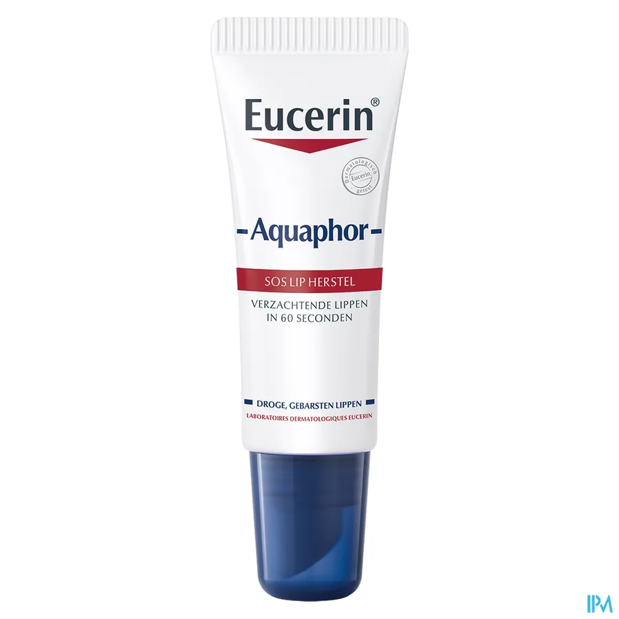 packshot van Eucerin Aquaphor SOS Lippenbalsem 10 ml