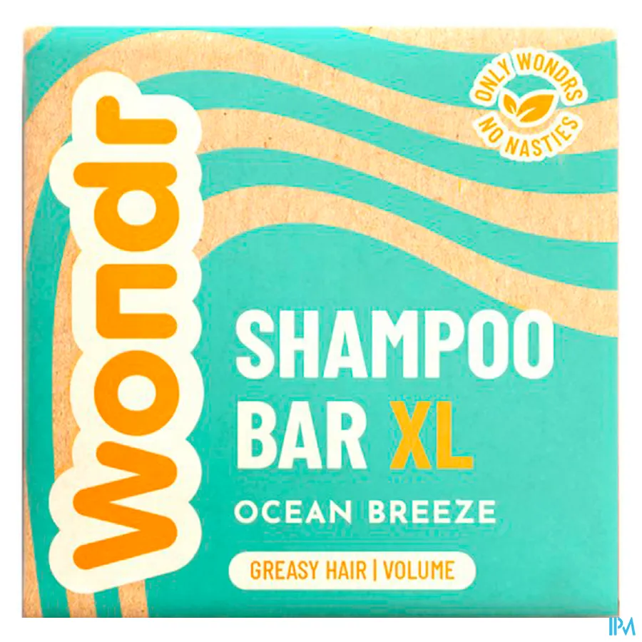 packshot van WONDR Shampoo Bar XL Ocean Breeze 110 g