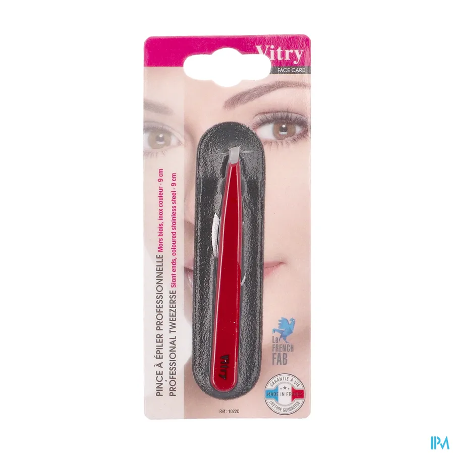 packshot van Vitry Classic Epileerpincet Schuin Inox 1 stuk
