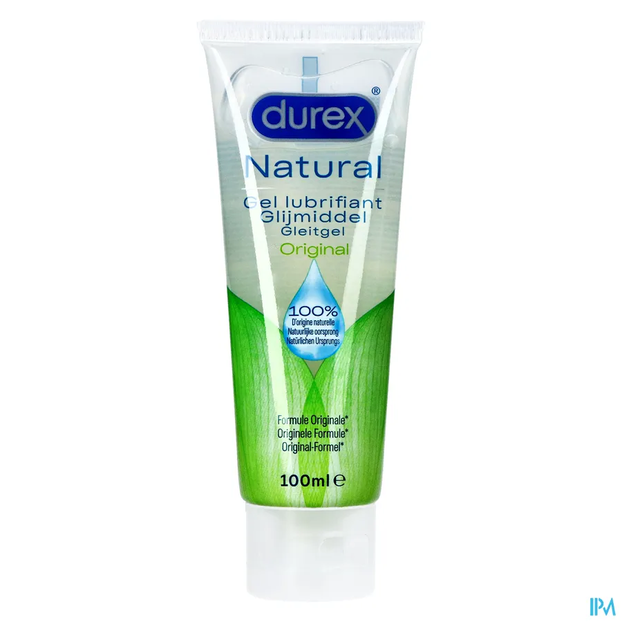 packshot van Durex Naturel Glijmiddel - 100% Natuurlijke Hydraterende Formule - 100 ml