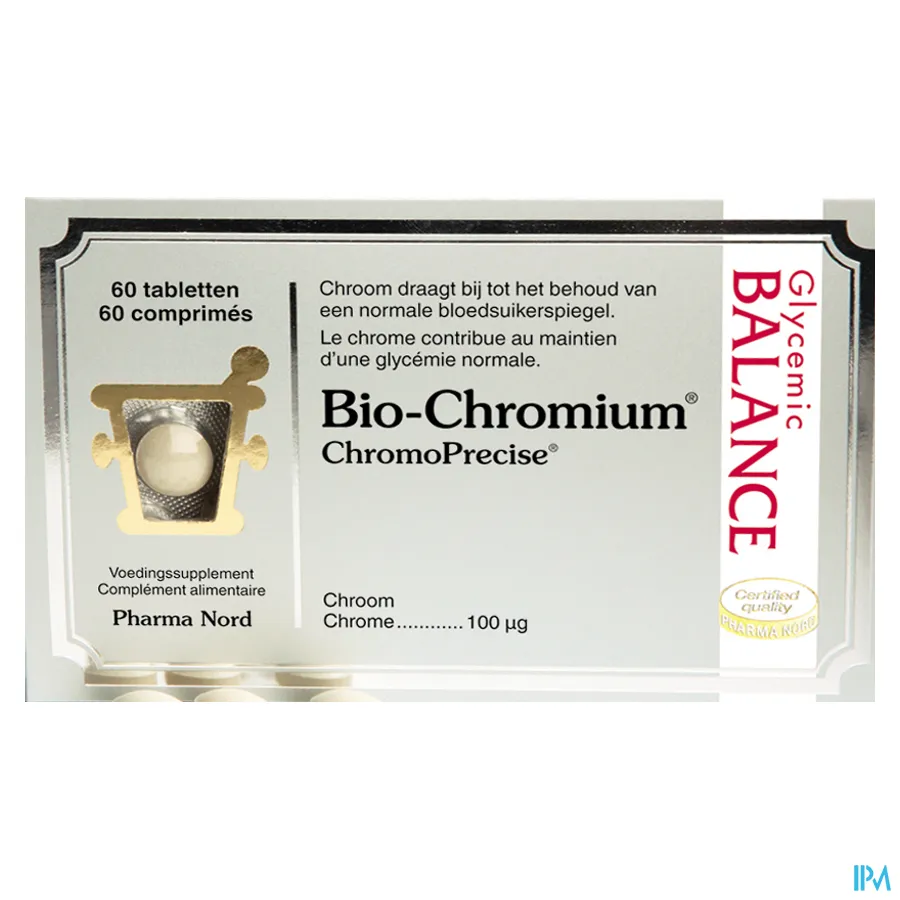 packshot van Bio-Chromium Glycemic Balance 60 Tabletten