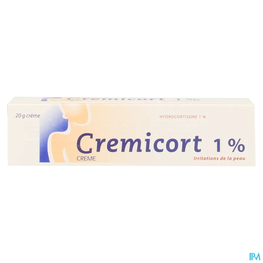 packshot van Cremicort Crème met 1% Hydrocortisone Tube 20 g