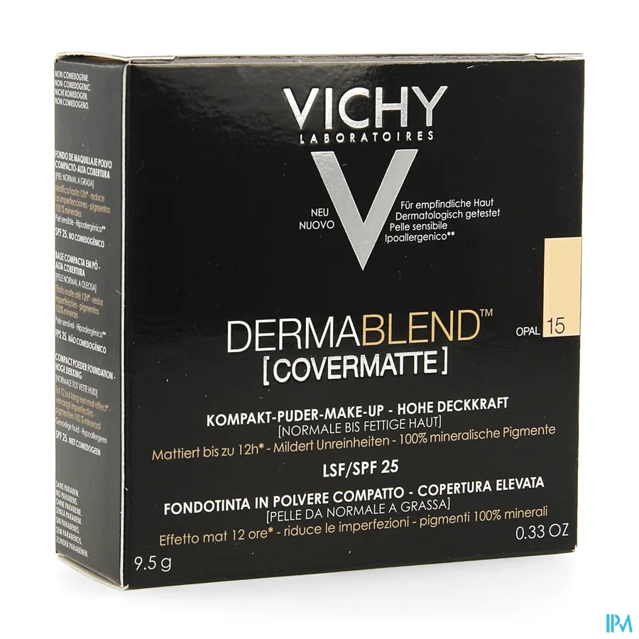 packshot van Vichy Dermablend Covermatte 15 Opal 9,5 g