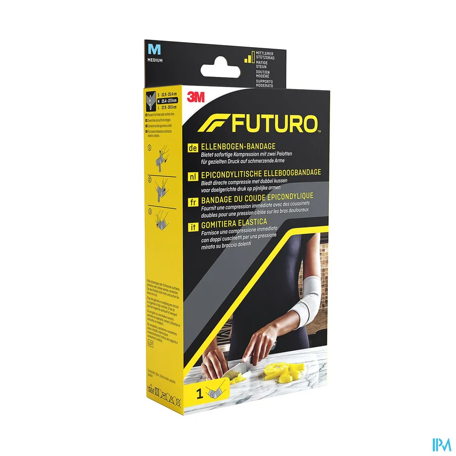 packshot van Futuro Epicondylitische Elleboogbandage Medium (Matig Stabiliserend)