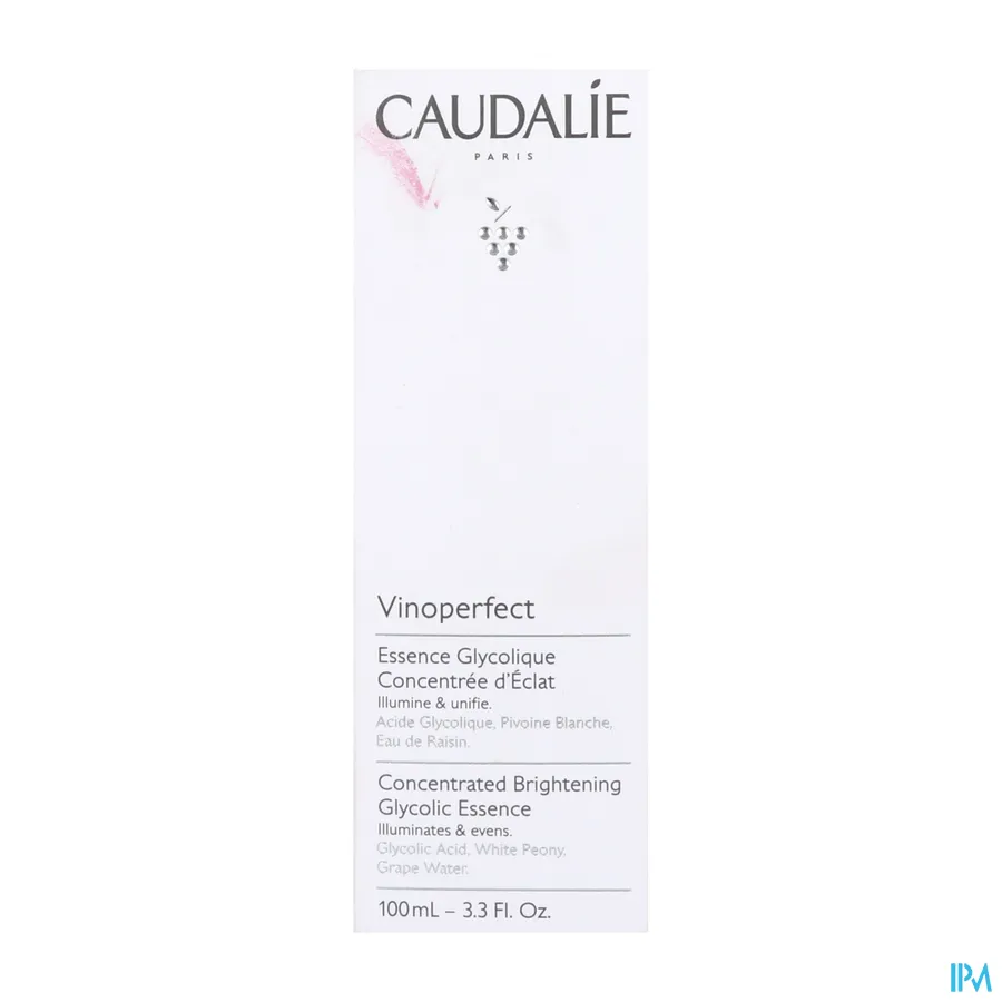 packshot van Caudalie Vinoperfect Geconc. glycolic Essence 100 ml